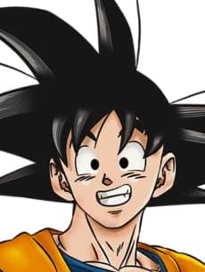 Goku from Dragon Ball, the spiky-haired anime character