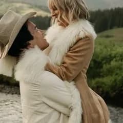 Carolyn and Daniel embrace